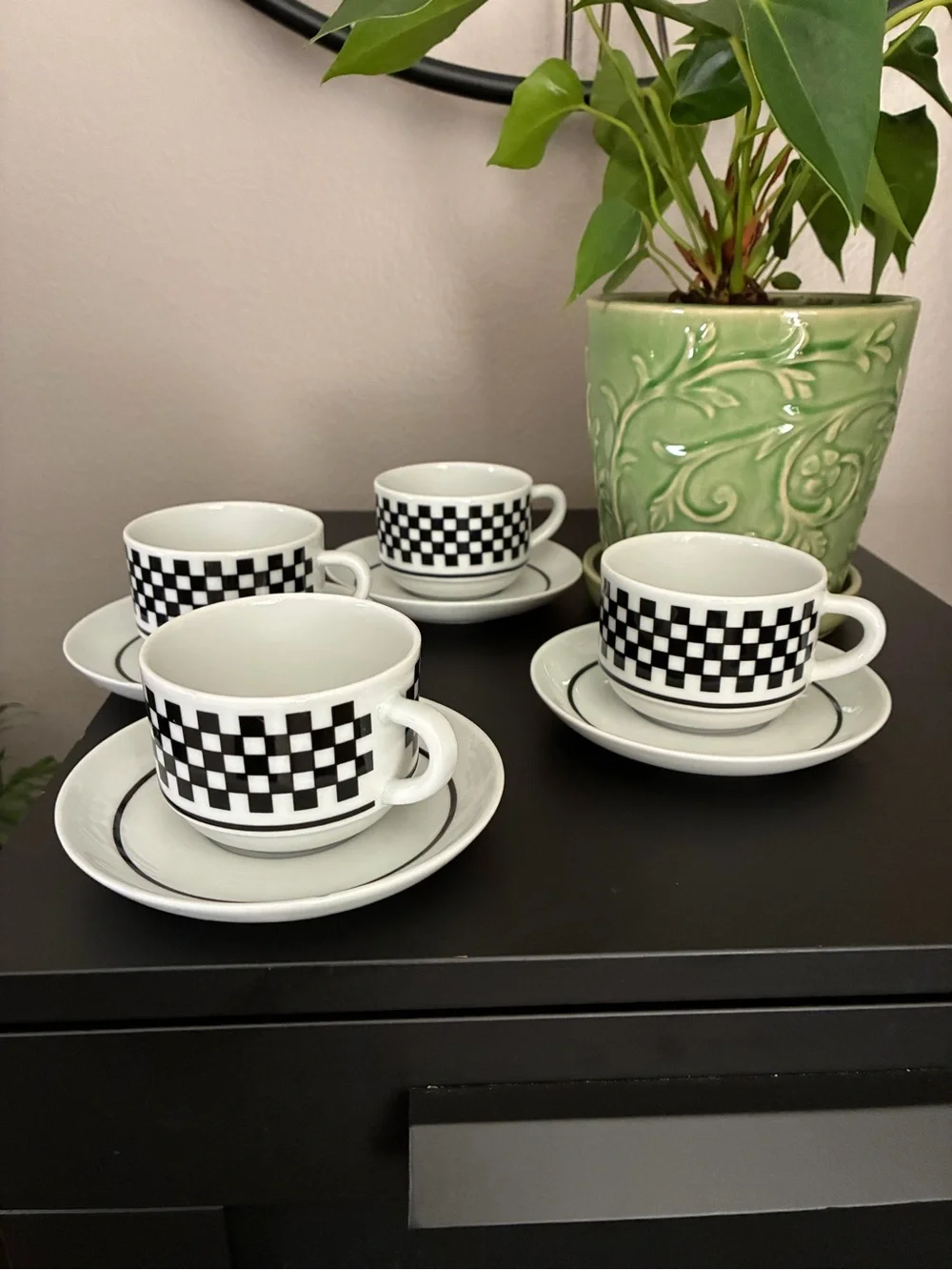 Brazilian espresso cup and saucer set